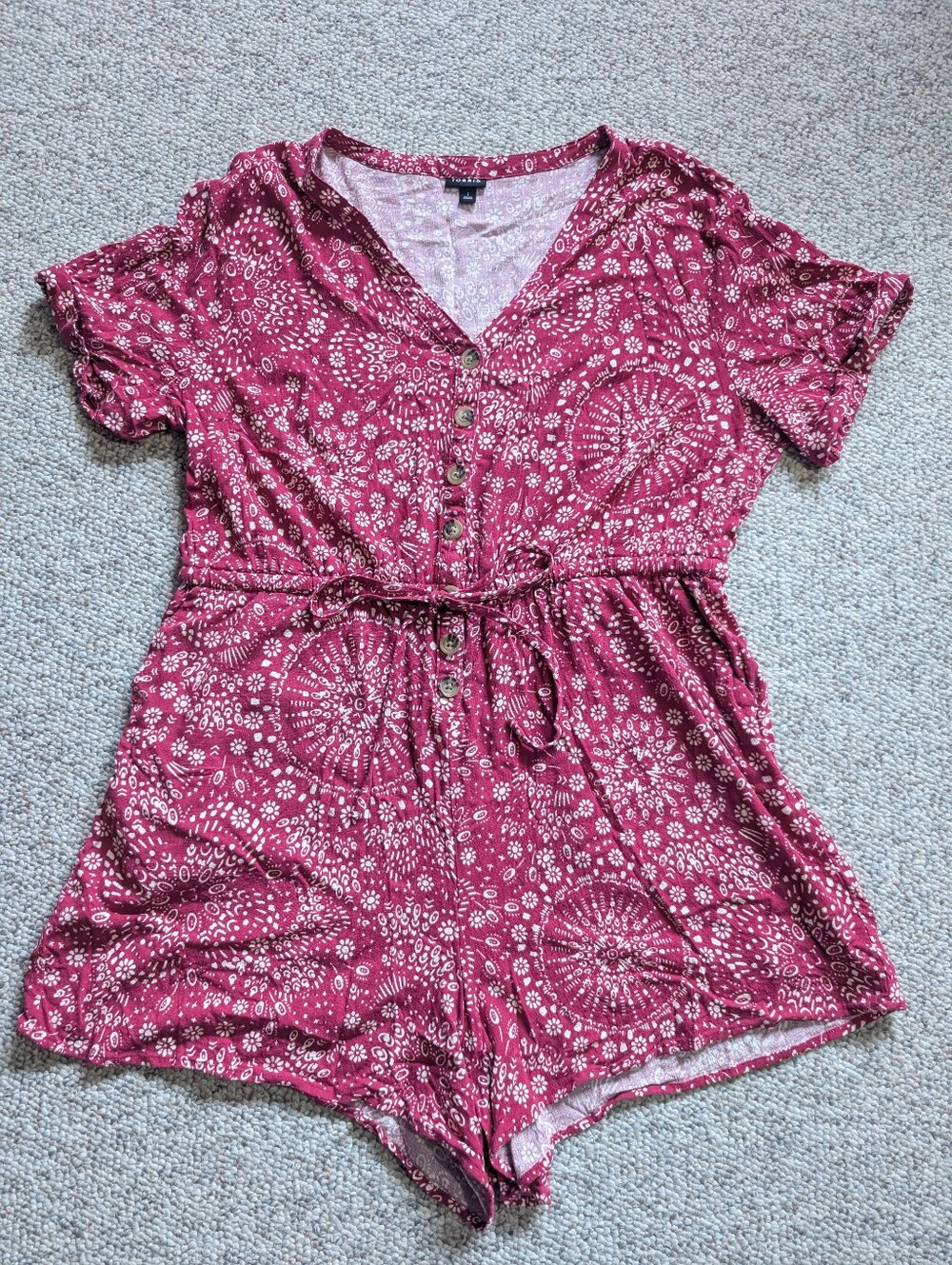Torrid Patterned Romper - Picture 3 of 6
